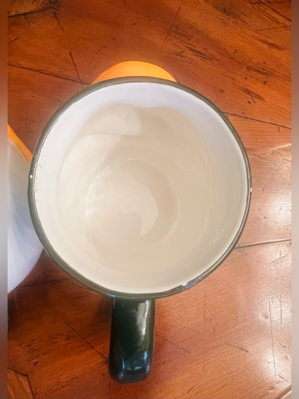 Oregon Ducks Ceramic Mug - White green  & Orange - Picture 4 of 5